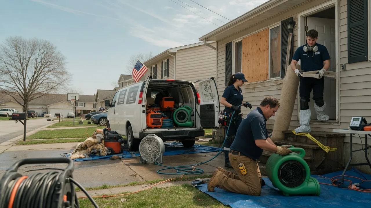 Water Damage Restoration in Bay City, WI near me